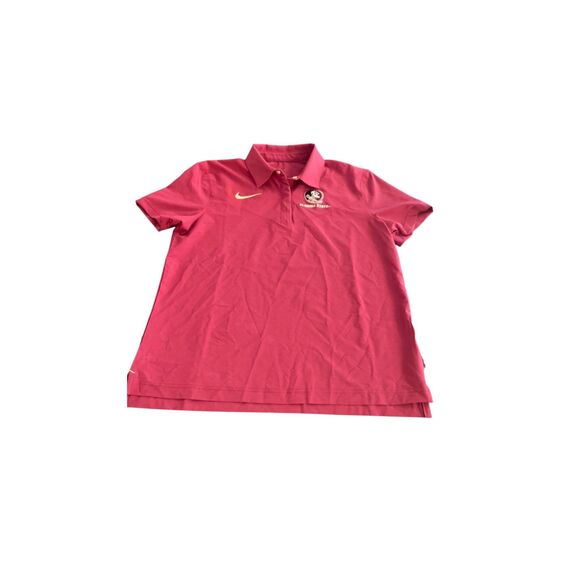 FSU Florida State University FSU Seminoles polo Athletic Dry Fit T-shirt size L - Picture 1 of 9